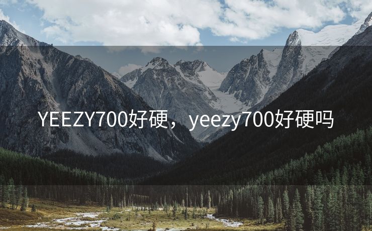 YEEZY700好硬，yeezy700好硬吗