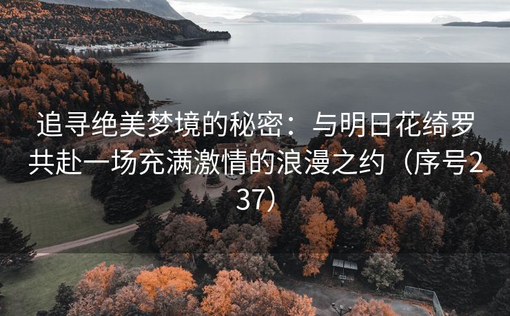 追寻绝美梦境的秘密：与明日花绮罗共赴一场充满激情的浪漫之约（序号237）